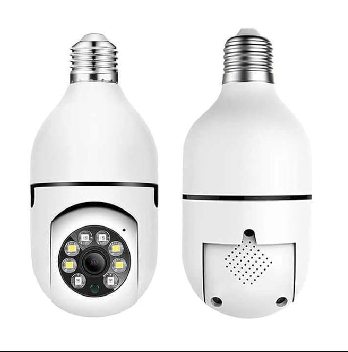 360 View Security Camera White ABS Plastic