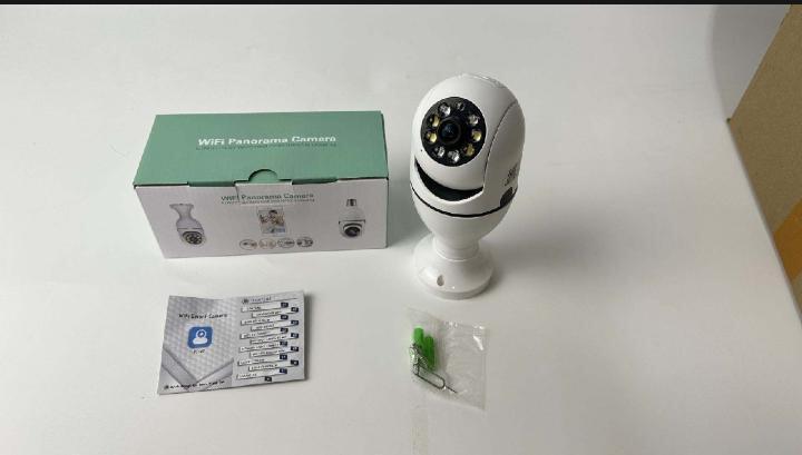 360 View Security Camera White ABS Plastic