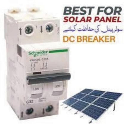 Schneider DC Breaker 32A Solar Panel Protector White