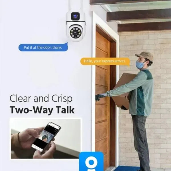 2NLF Outdoor Wi-Fi Camera 360° Panorama Night Vision